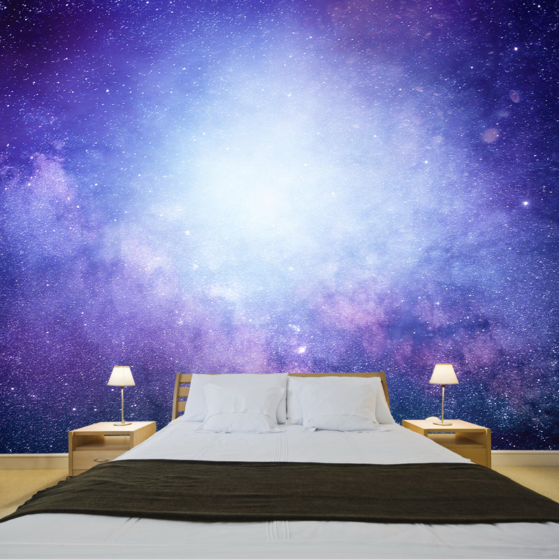 Universe Wall Mural Wallpaper Novelty Style Mildew Resistant for Living Room