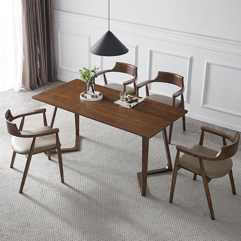 Silla de comedor de madera de estilo tradicional