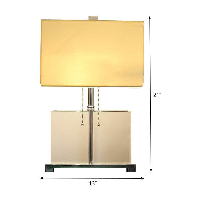 Distanza ombreggiata Light MODER MODERNA MODICA 2 10,5 "/13" Lampada da tavolo larga con catena a trazione