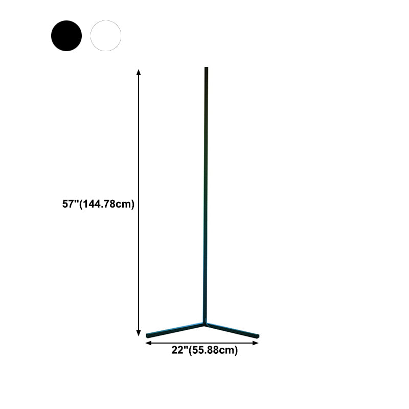 Fernbedienung RGB Bodenlicht Einfachheit Metallstangenform LED Stehlampe LED