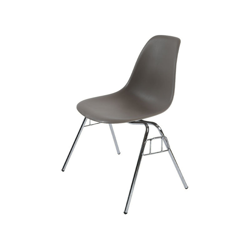 Industriellen Stil Armless Side Chairs fester Rückenplastik -Essstuhl für Zuhause
