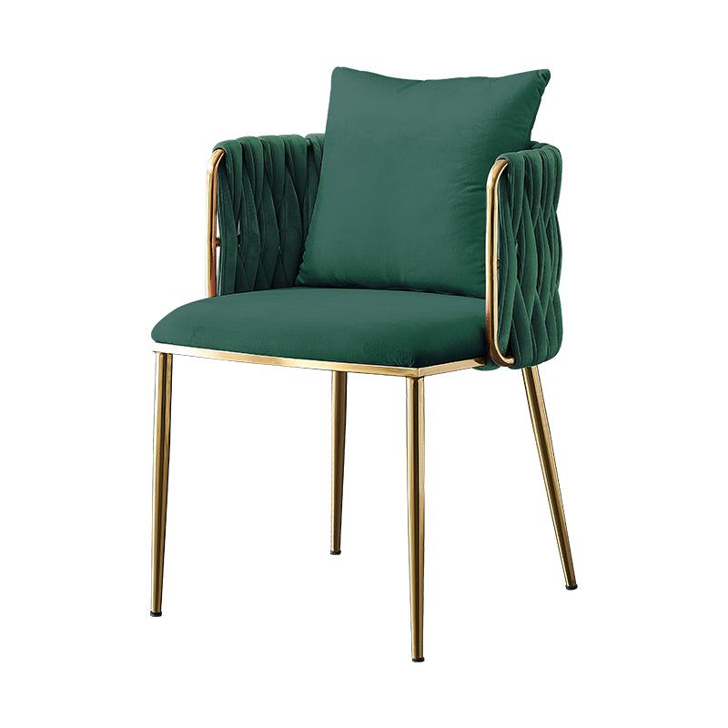 Chaise de bras de style minimaliste chaise de salle à manger unique en fût arrière pour usage domestique