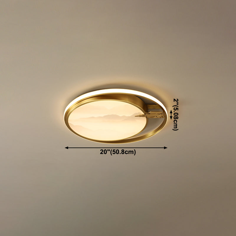 Geometría de la forma de la geometría Luces de montaje de metal moderno 2-Luces de descarga en oro