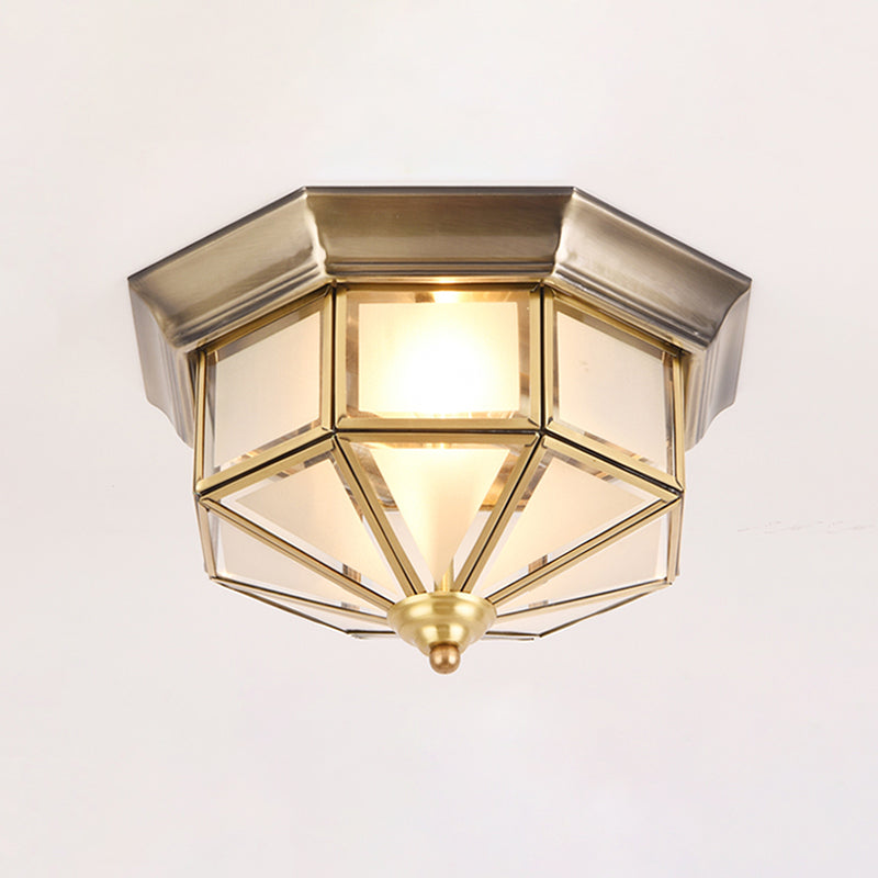 Geometric Shape Flush Mount Lamps Modern Glass Flush Mount Ceiling Lights