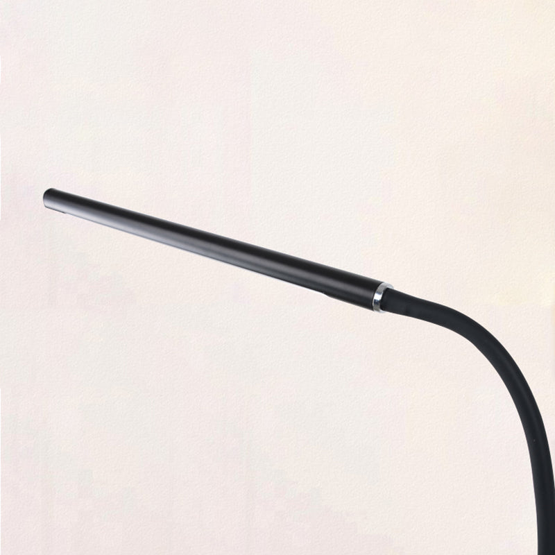 1 Light Linear Floor Lamps Modernism Metal Standard Lamps for Living Room