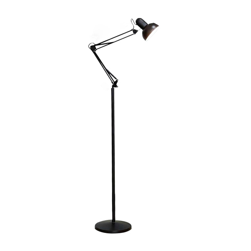 1 Light Dome Floor Lamp Modernism Metal Standard Lamps for Living Room