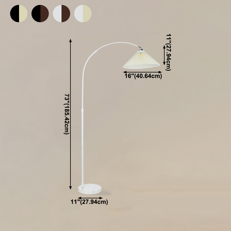 1 leichte Kegelstehlampen Modernismus Stoff Standard Lampe für Wohnzimmer