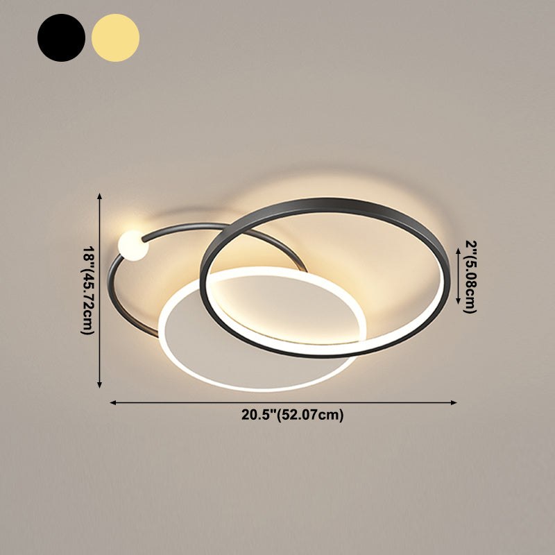 3-lichts eenvoud plafondverlichtingsarmatuur LED-plafondlamp voor woonkamer