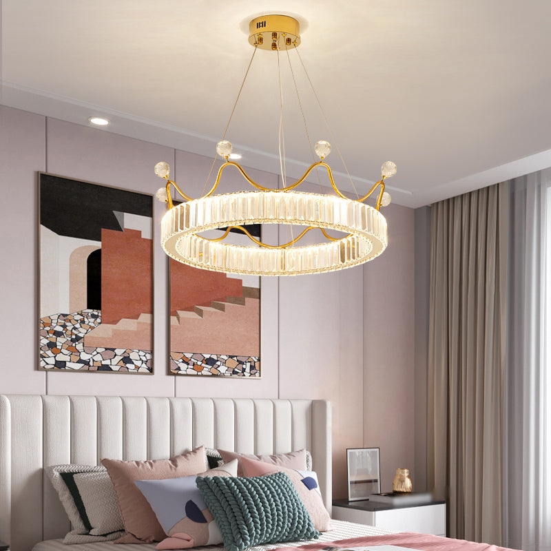 Chambre pour enfants suspension des éclairages à cristaux de cristal contemporain lampes suspendues