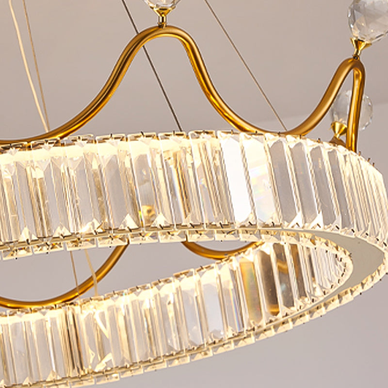 Chambre pour enfants suspension des éclairages à cristaux de cristal contemporain lampes suspendues