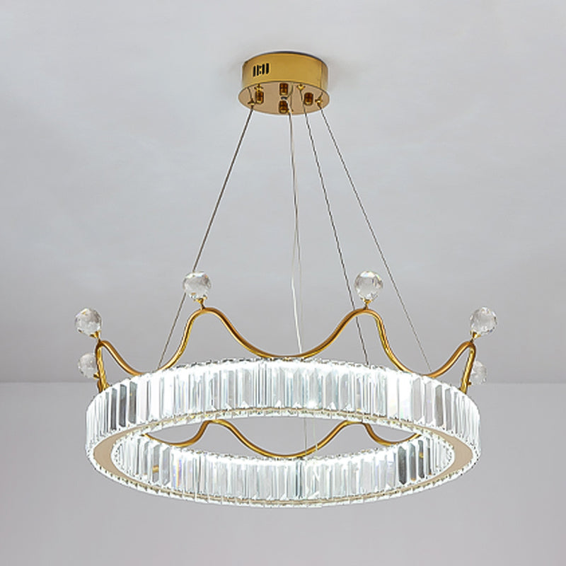 Chambre pour enfants suspension des éclairages à cristaux de cristal contemporain lampes suspendues