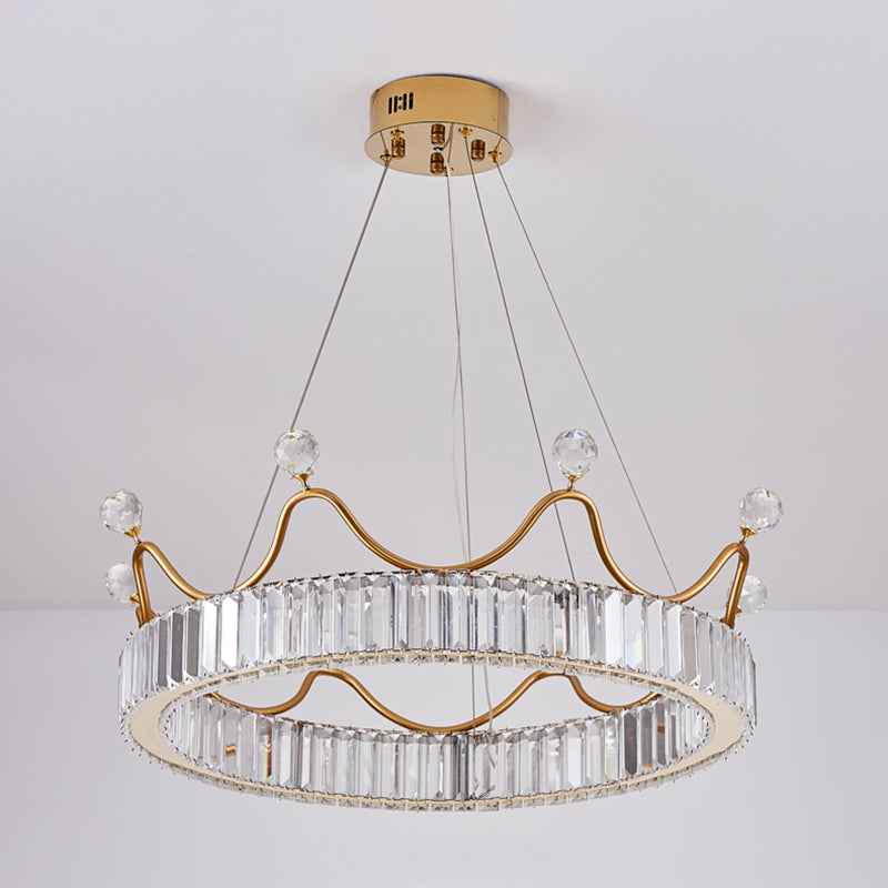 Chambre pour enfants suspension des éclairages à cristaux de cristal contemporain lampes suspendues