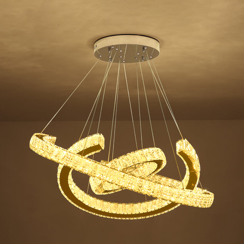 Ring Crystal Plafond Pendant