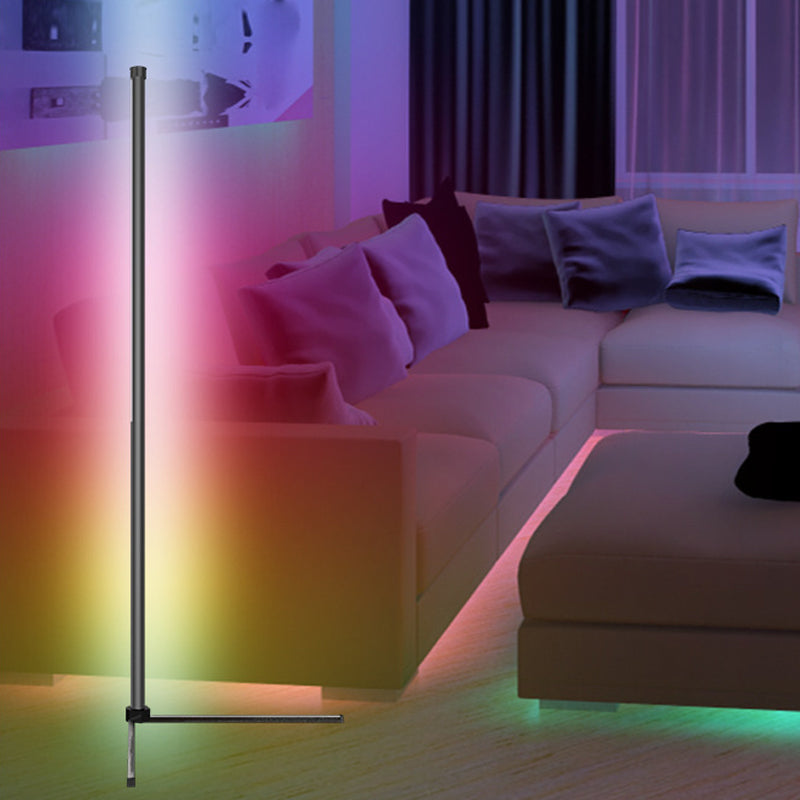 Smart Bluetooth RGB Bodenlicht dekoratives Metall Schlafzimmer USB Ecklicht