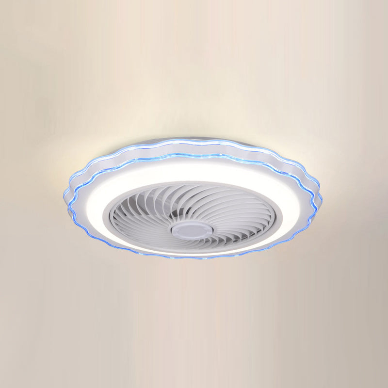 Lampe à la chambre à coucher pour enfants LED minimaliste semi-flustion Mont plafond plafond