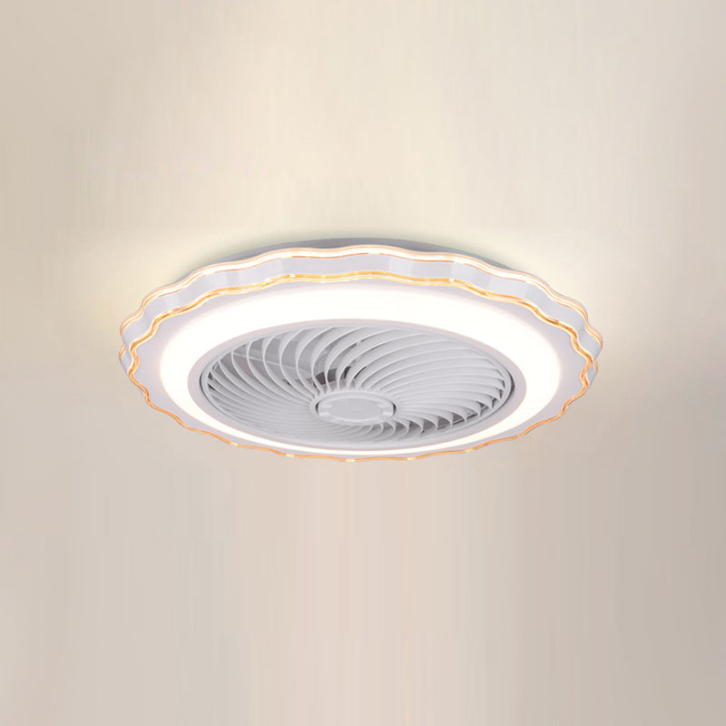 Lampe à la chambre à coucher pour enfants LED minimaliste semi-flustion Mont plafond plafond