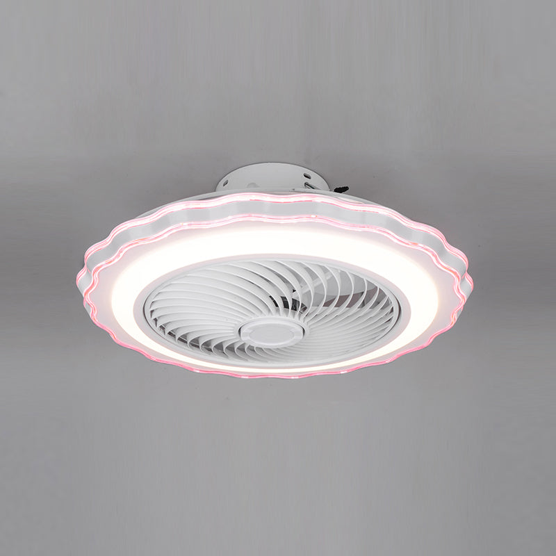 Lampe à la chambre à coucher pour enfants LED minimaliste semi-flustion Mont plafond plafond