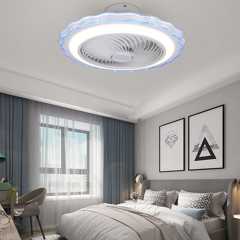 Lampe à la chambre à coucher pour enfants LED minimaliste semi-flustion Mont plafond plafond