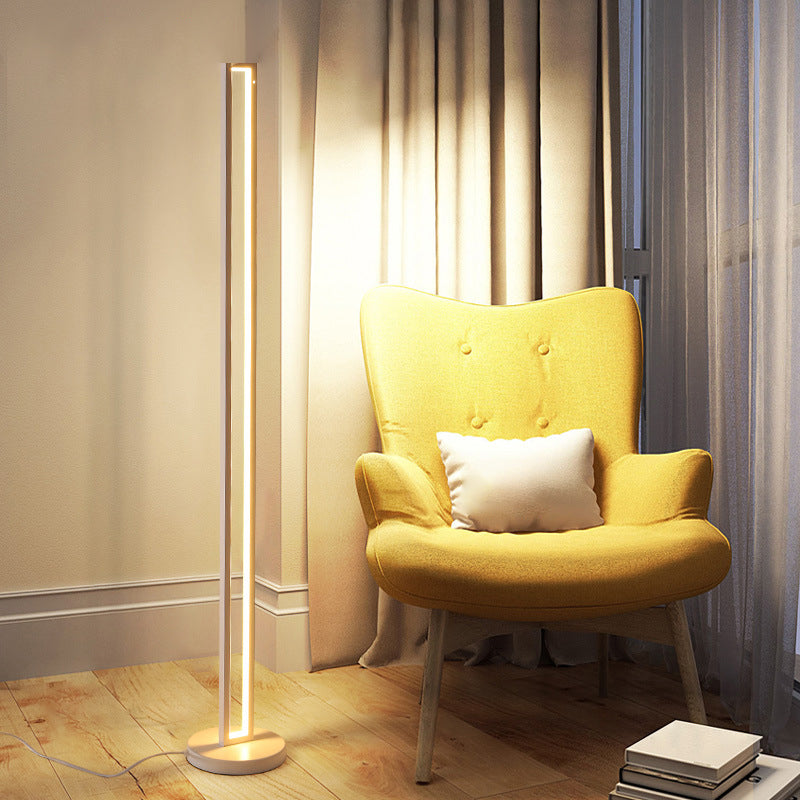 Simplicity Linear Standing Lamp Creative Metal Living Room LED Floor Light