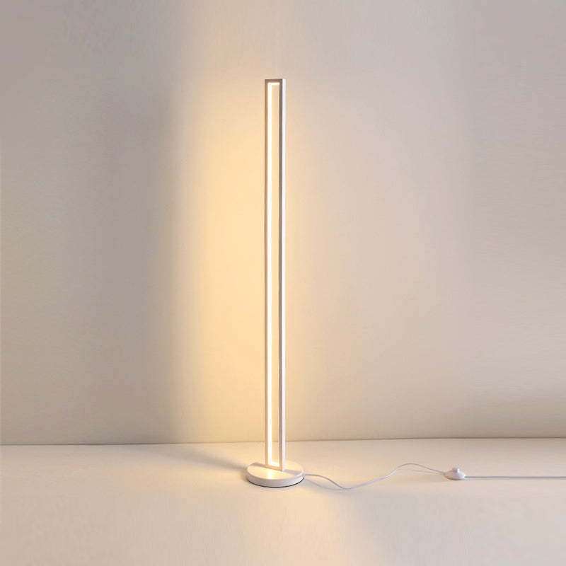 Eenvoud lineair staande lamp creatief metaal woonkamer led vloer licht