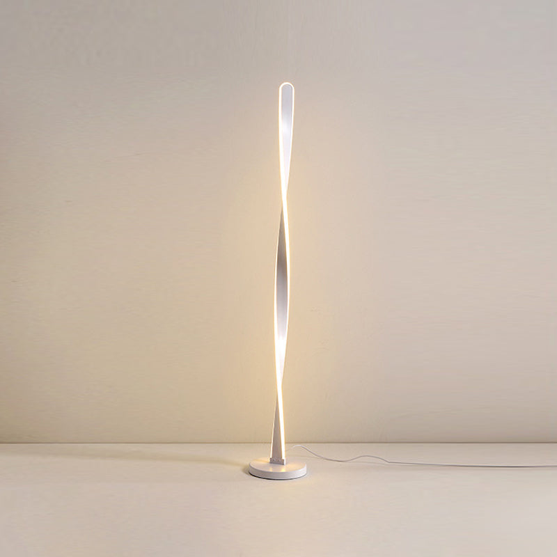 Eenvoud lineair staande lamp creatief metaal woonkamer led vloer licht