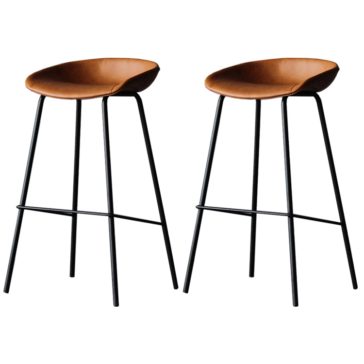 Industrielles Leder verzweifelt gestürzt Barstool Wohnzimmer Barhocker mit Eimersitz