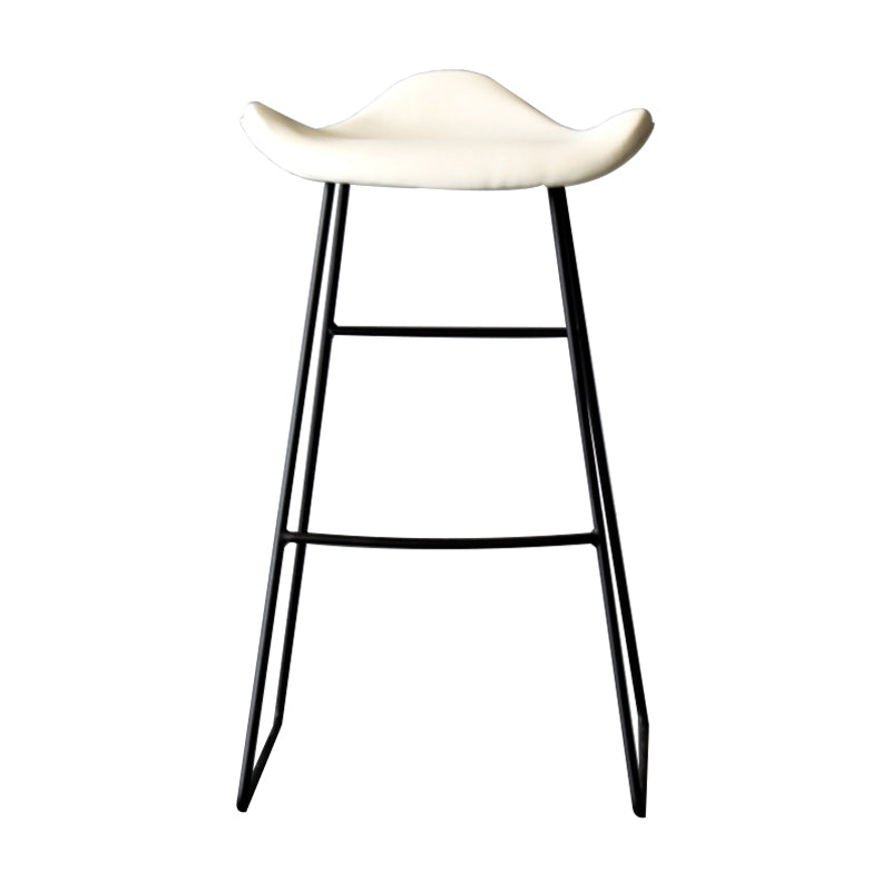 Tabouret de comptoir Bristol à élément de bar en cuir PU noir