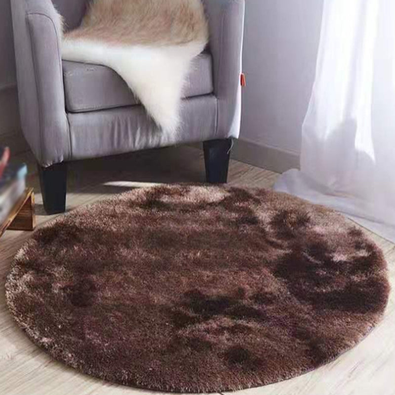 Modern Tie-Dye Rug rond kleurrijk tapijt Home Decor Tapijt met niet-slipachter