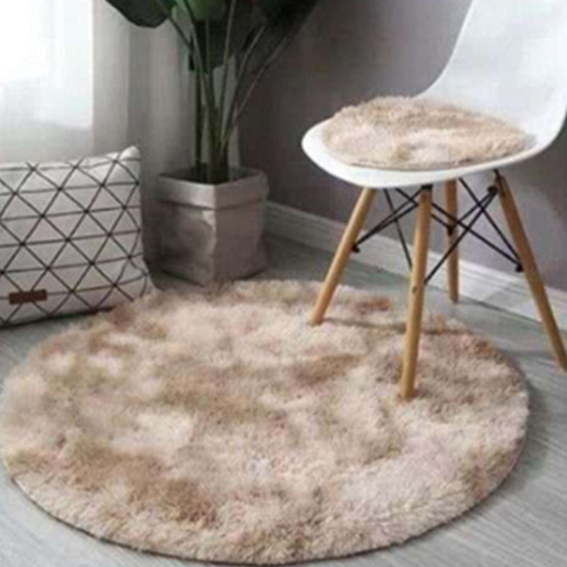 Modern Tie-Dye Rug rond kleurrijk tapijt Home Decor Tapijt met niet-slipachter