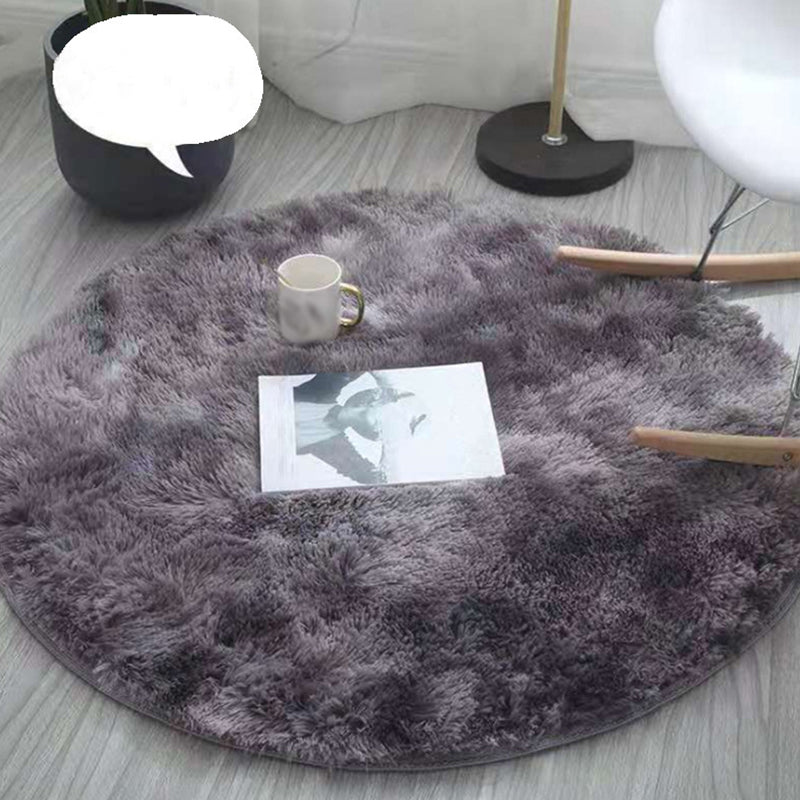 Modern Tie-Dye Rug rond kleurrijk tapijt Home Decor Tapijt met niet-slipachter