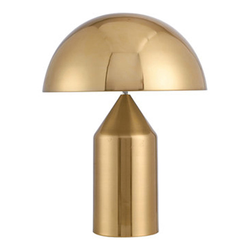 Mushroom Shaped Desk Lamp Modern Simple Metallic Table Lamp for Living Room Bedroom