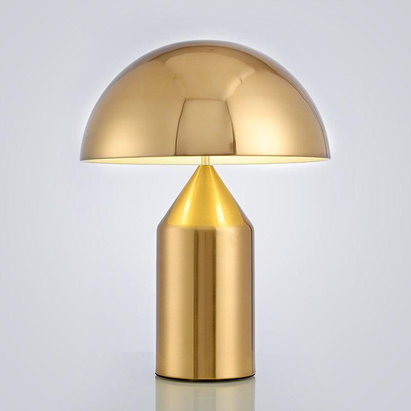 Pilz geformte Schreibtischlampe moderne einfache metallische Tischlampe für Wohnzimmer Schlafzimmer