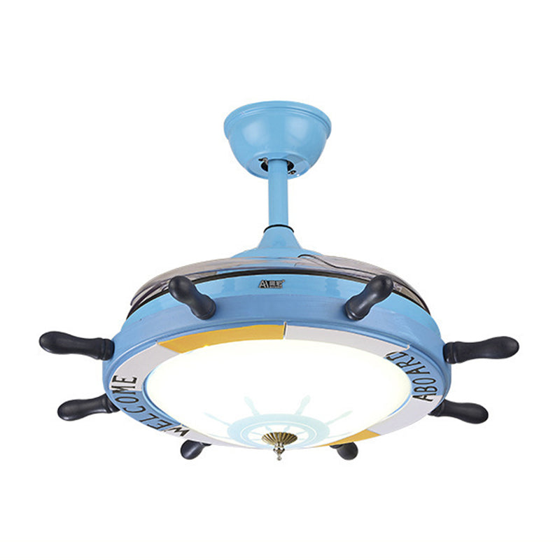 Éclairage de ventilateur de plafond moderne Style de style en métal pour enfants plafond Light