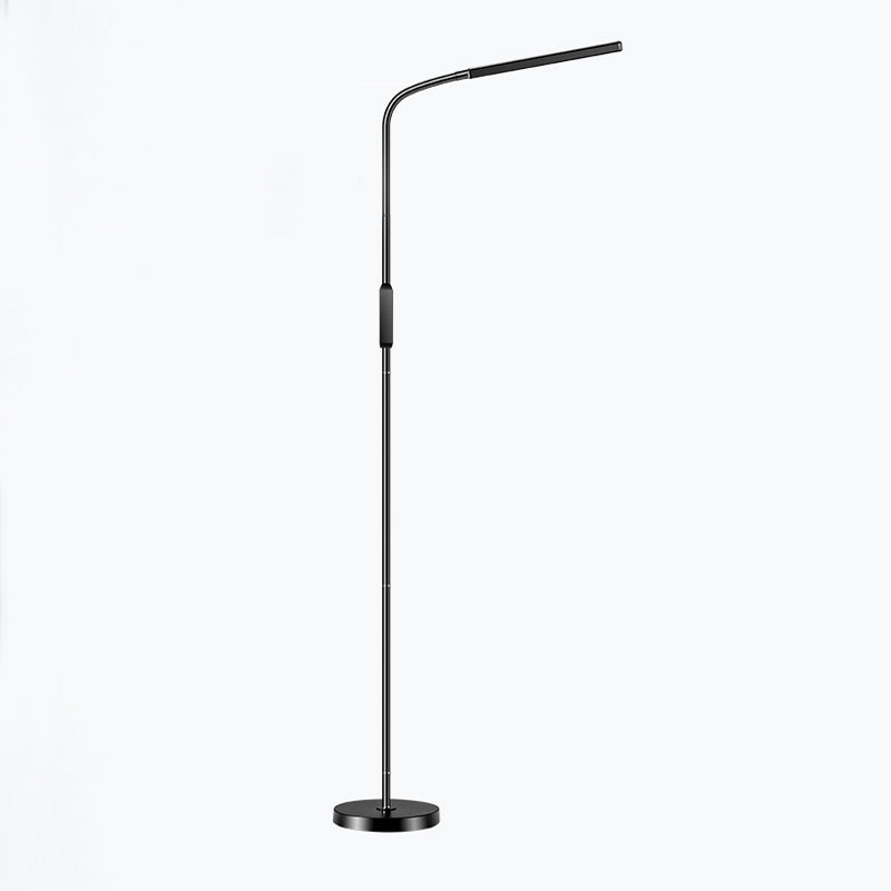 1 Light Linear Floor Lamps Modern Metal Standard Lamps for Living Room