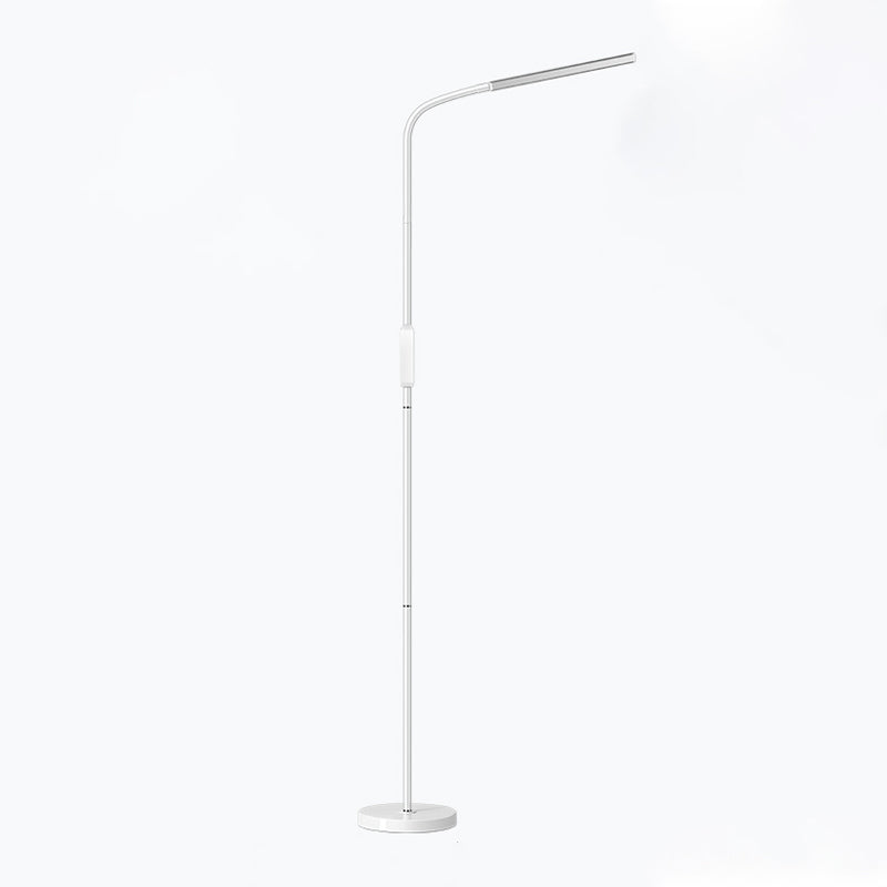 1 Light Linear Floor Lamps Modern Metal Standard Lamps for Living Room