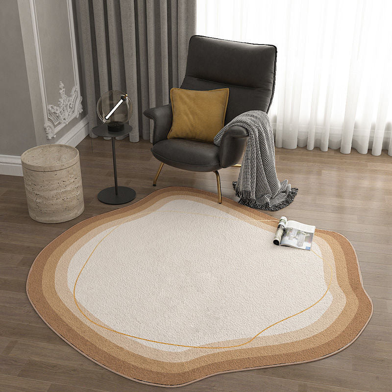 Modern Shaped Design Carpet Indoor Rug Non-Slip Backing Rug for Home Decor