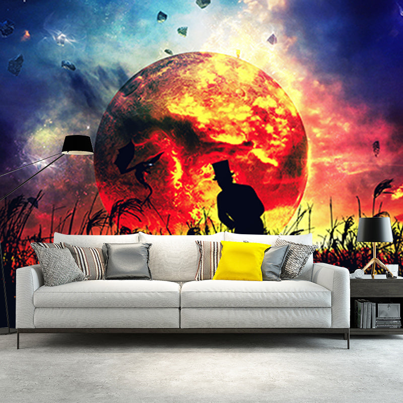 Environment Friendly Universe Mural Wallpaper Eco-friendly for Room