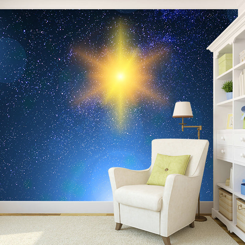 Living Room Mural Illustration Universe Wallpaper Eco-friendly Mural