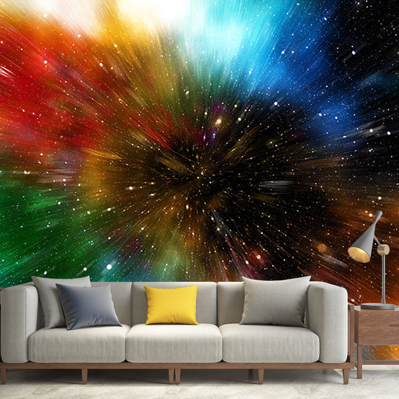 Living Room Mural Illustration Universe Wallpaper Eco-friendly Mural