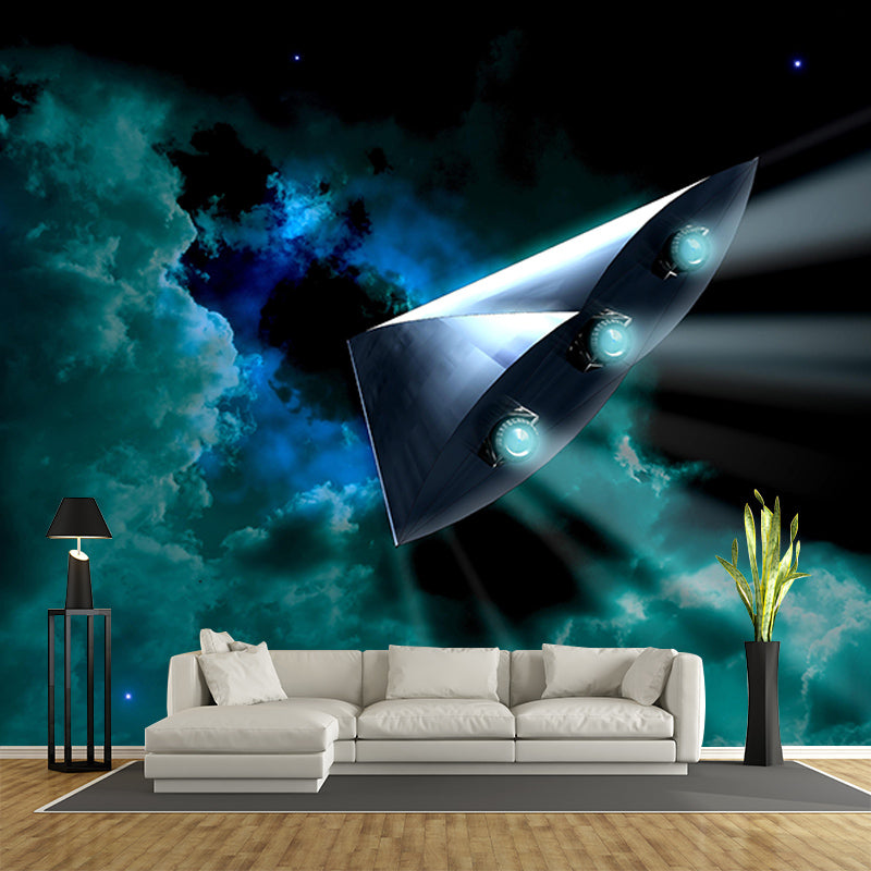 Customized Illustration Universe Mural Wallpaper Eco-friendly Wall Art