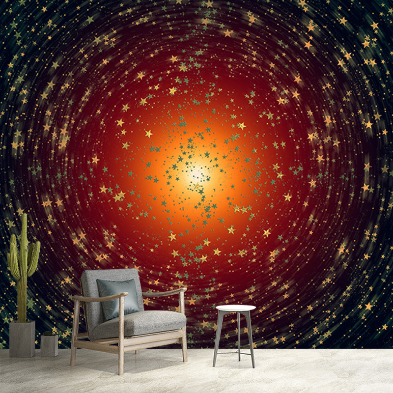 Illustration Universe Mural Wallpaper Eco-friendly for Dining Room