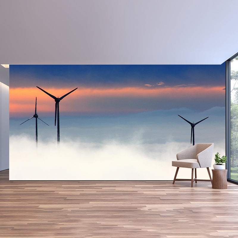 Bedroom Photography Windmill Mural Wallpaper Eco-friendly Mural