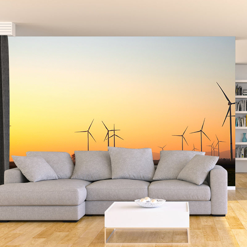 Bedroom Photography Windmill Mural Wallpaper Eco-friendly Mural