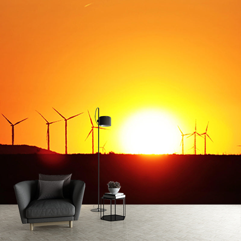 Beautiful Windmill Wall Mural Wallpaper Eco-friendly for Living Room