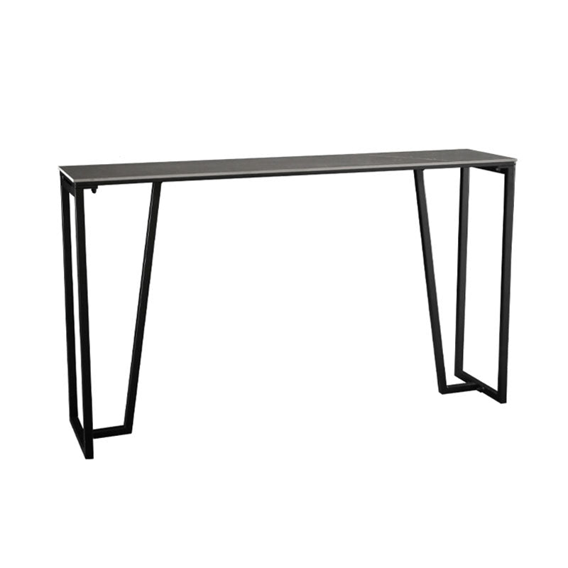 Rectangle Top Counter Table Industrial 42-inch Height Table for Dining Room