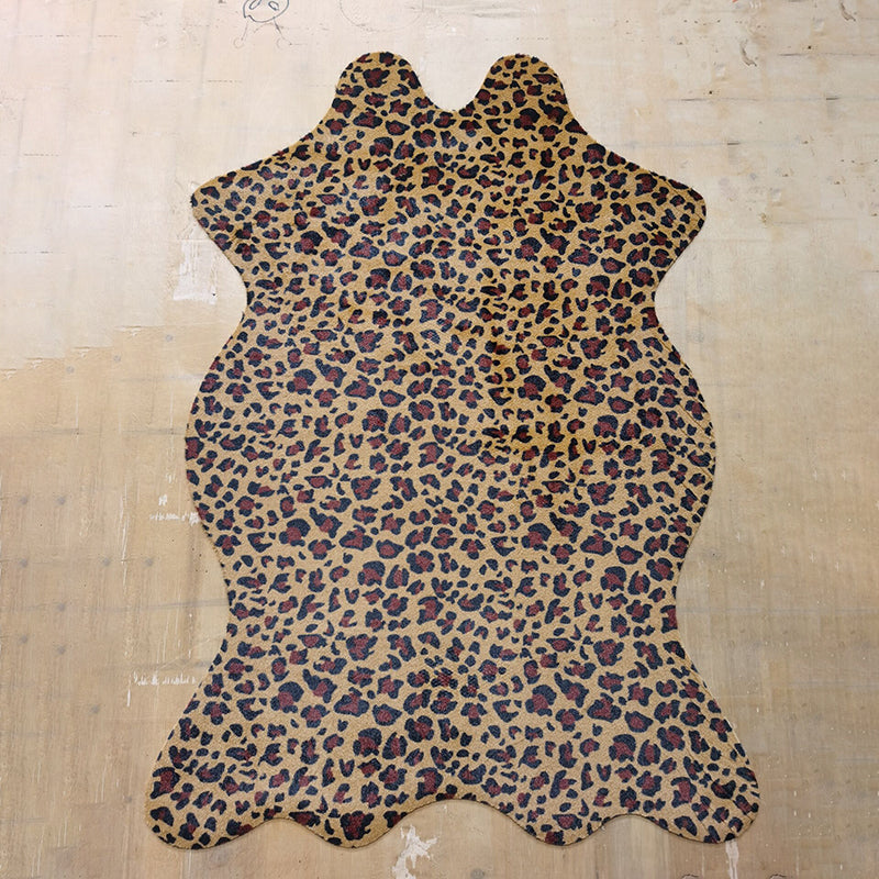 Animal Print Carpet Polypropylene Anti-Slip Backing Rug Shaped Carpet for Living Room