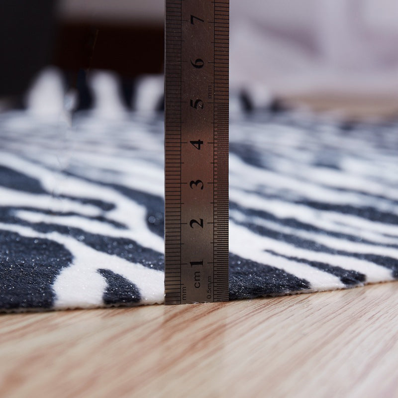 Animal Print Carpet Polypropylene Anti-Slip Backing Rug Shaped Carpet for Living Room