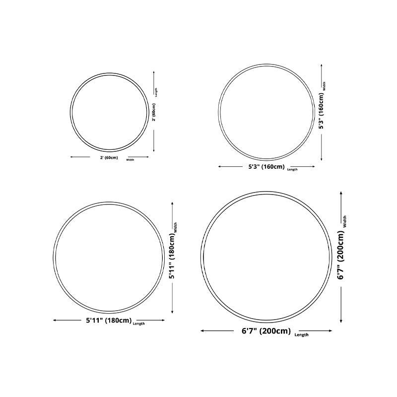 Tappeto rotondo geometrico semplice tappeto per animali domestici per animali domestici per camera da letto