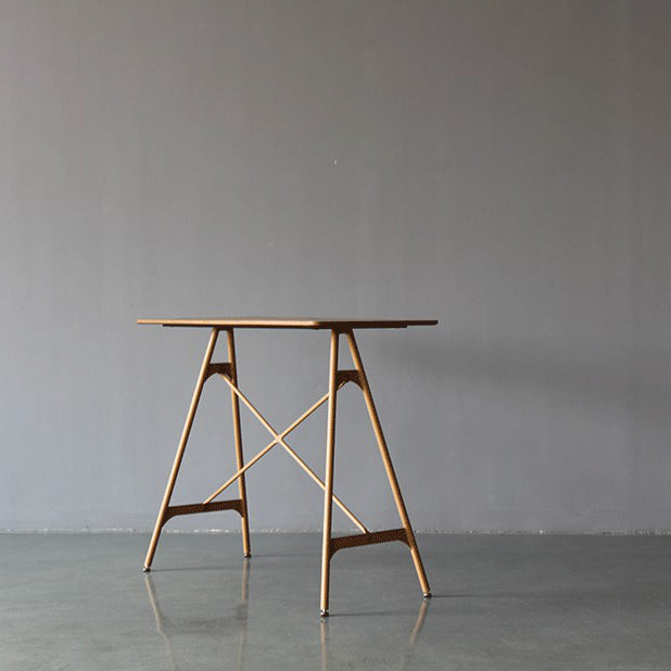 Industriële stijl balk tafel kunstmatige houten top 42-inch balk tafel voor eetkamer