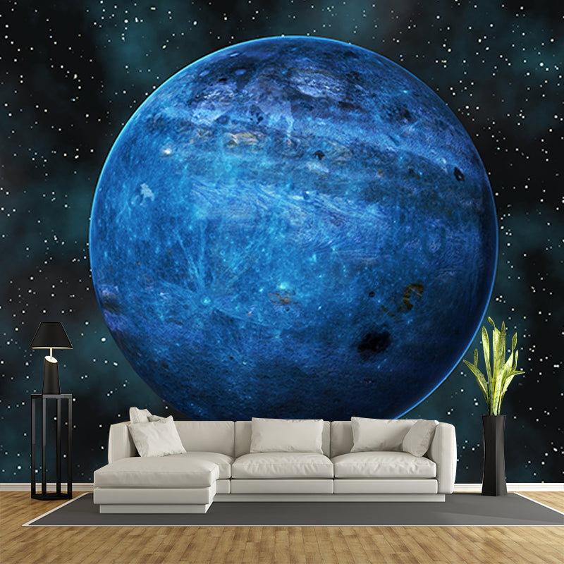 Bedroom Wall Mural Wallpaper Novelty Universe Mildew Resistant Wall Decor